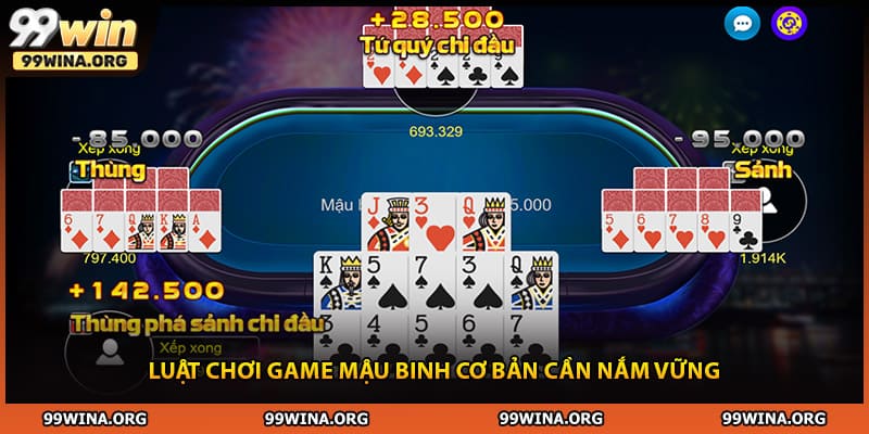 Luật chơi game mậu binh cơ bản cần nắm vững